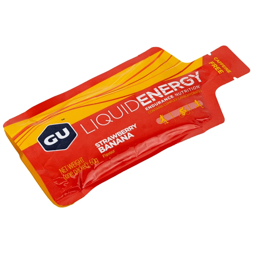Hình ảnh Thực phẩm bổ sung GU Gel Liquid Energy Strawberry Banana 60g bổ sung năng lượng trong các hoạt động thể thao