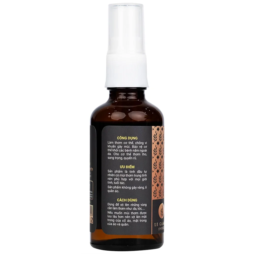 Hình ảnh Tinh dầu Le Gamme Thảo Nguyên 50ml làm thơm cơ thể, chống vi khuẩn gây mùi