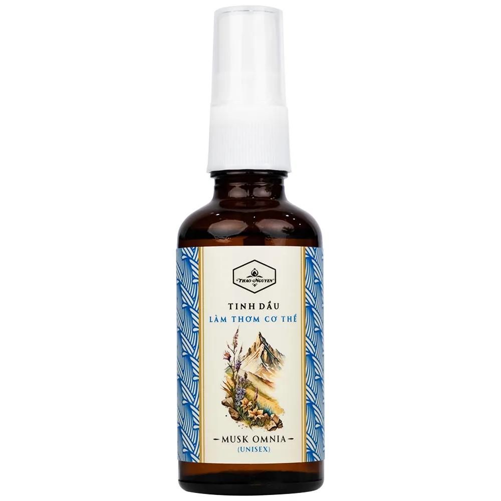 Hình ảnh Tinh dầu Musk Omnia Thảo Nguyên 50ml làm thơm cơ thể, chống vi khuẩn gây mùi
