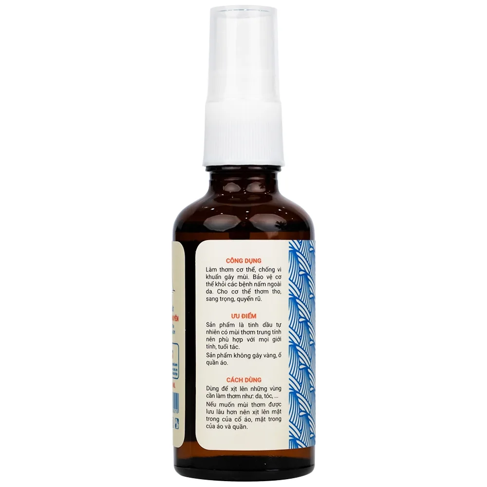 Hình ảnh Tinh dầu Musk Omnia Thảo Nguyên 50ml làm thơm cơ thể, chống vi khuẩn gây mùi