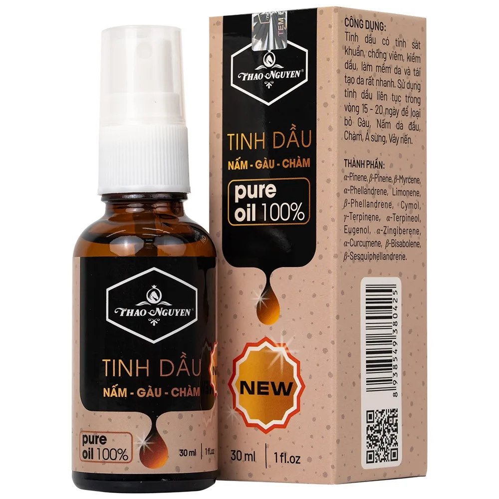 Hình ảnh Tinh dầu Thảo Nguyên điều trị nấm gàu chàm (30ml)
