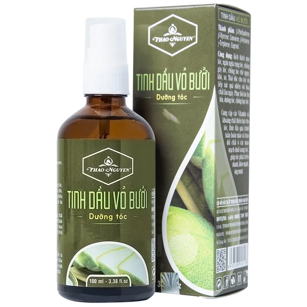 Hình ảnh Tinh dầu vỏ bưởi dưỡng tóc Thảo Nguyên kích thích mọc tóc, ngừa rụng tóc (100ml)