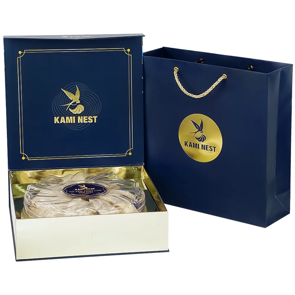 Hình ảnh Tổ yến tinh chế sợi dài Kami Nest bổ dưỡng cho hệ tim mạch, tăng cường hệ thống miễn dịch (100g)