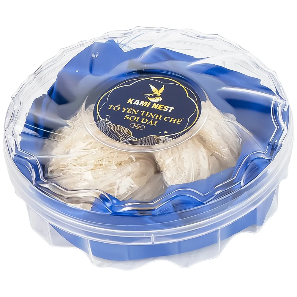 Hình ảnh Tổ yến tinh chế sợi dài Kami Nest bổ dưỡng cho hệ tim mạch, tăng cường hệ thống miễn dịch (50g)