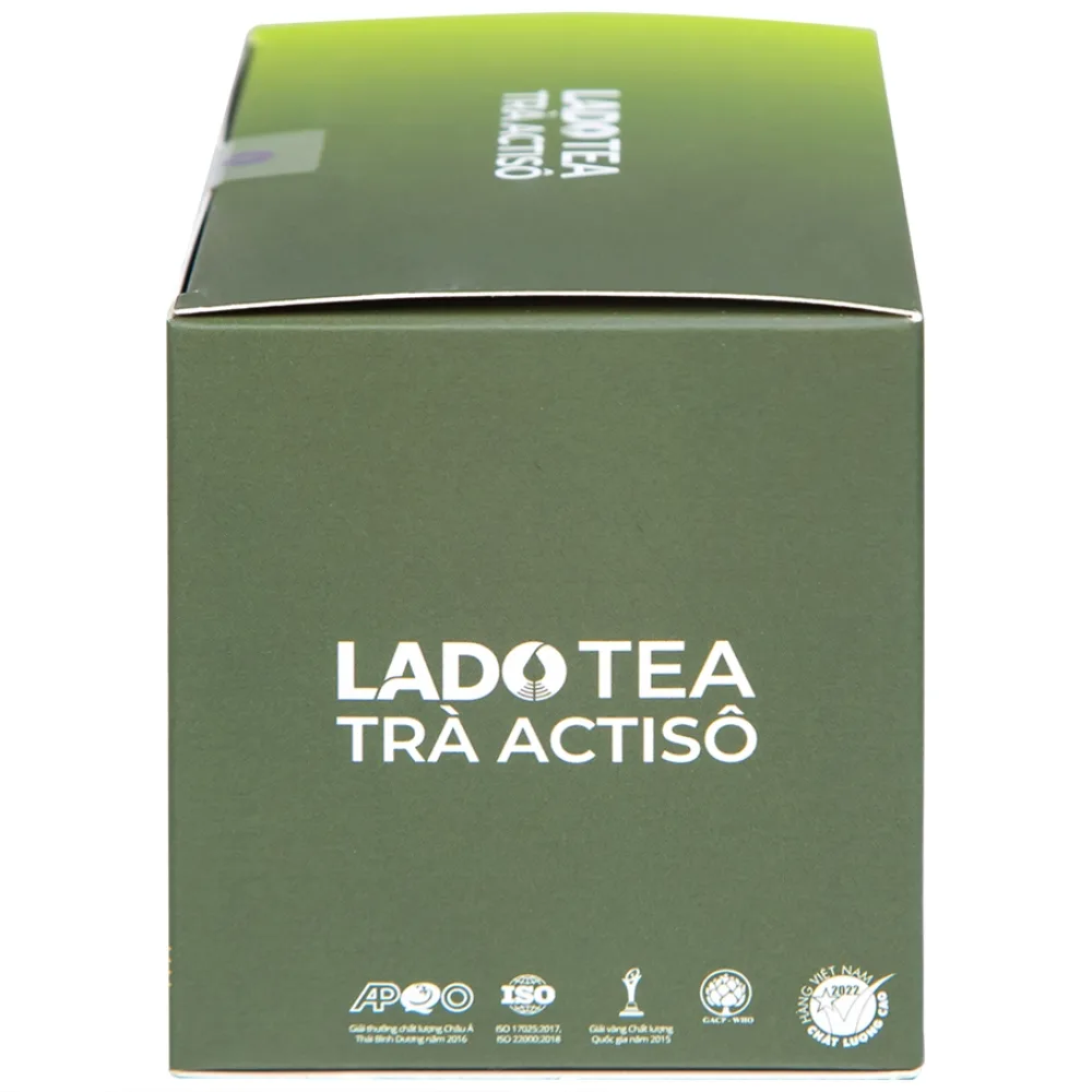 Hình ảnh Trà Actisô Premium Ladophar hỗ trợ bảo vệ gan, tăng cường chức năng gan (20 túi x 2g)