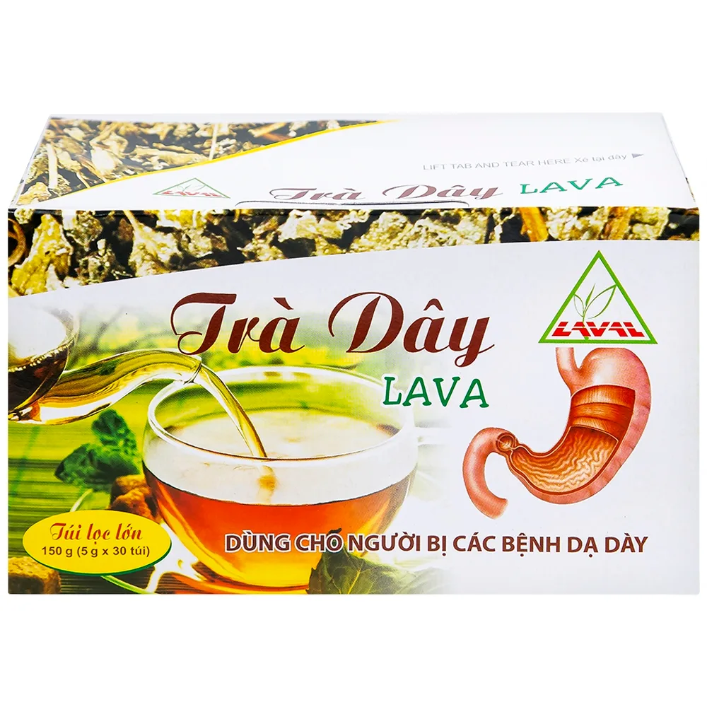 Hình ảnh Trà túi lọc Dây Lava dùng cho người bị các bệnh dạ dày (5g x 30 túi)