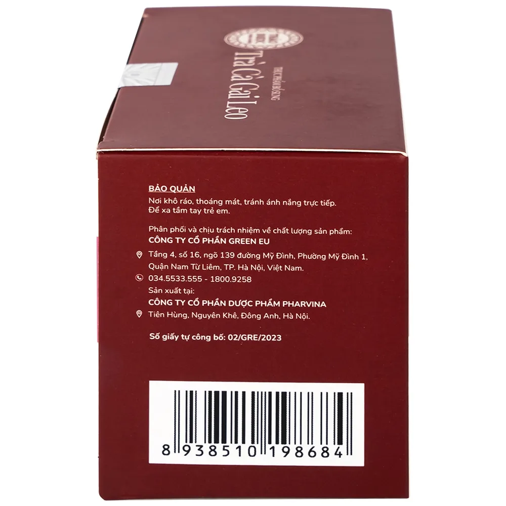 Hình ảnh Trà Cà Gai Leo Kami tea hỗ trợ các bệnh về gan, giải độc gan, giảm men gan (20 túi)