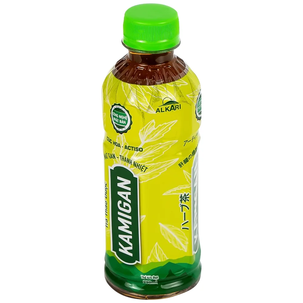 Hình ảnh Trà thảo dược Kamigan 290ml thanh nhiệt, lợi tiểu, mát gan 