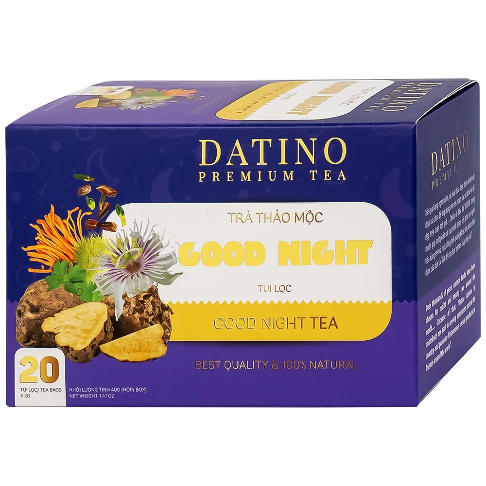 Hình ảnh Trà thảo mộc Good Night Datino Premium Tea giúp tạo giấc ngủ tự nhiên (20 túi x 2g)