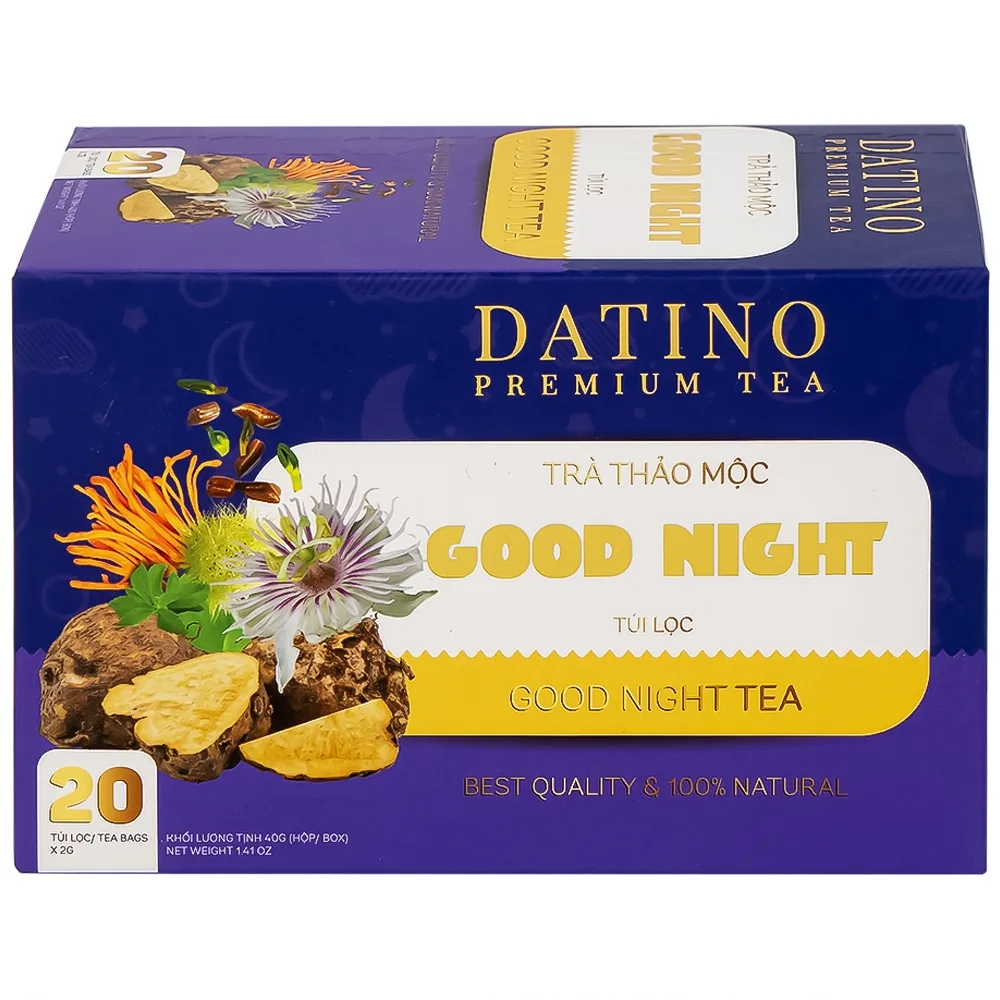 Hình ảnh Trà thảo mộc Good Night Datino Premium Tea giúp tạo giấc ngủ tự nhiên (20 túi x 2g)