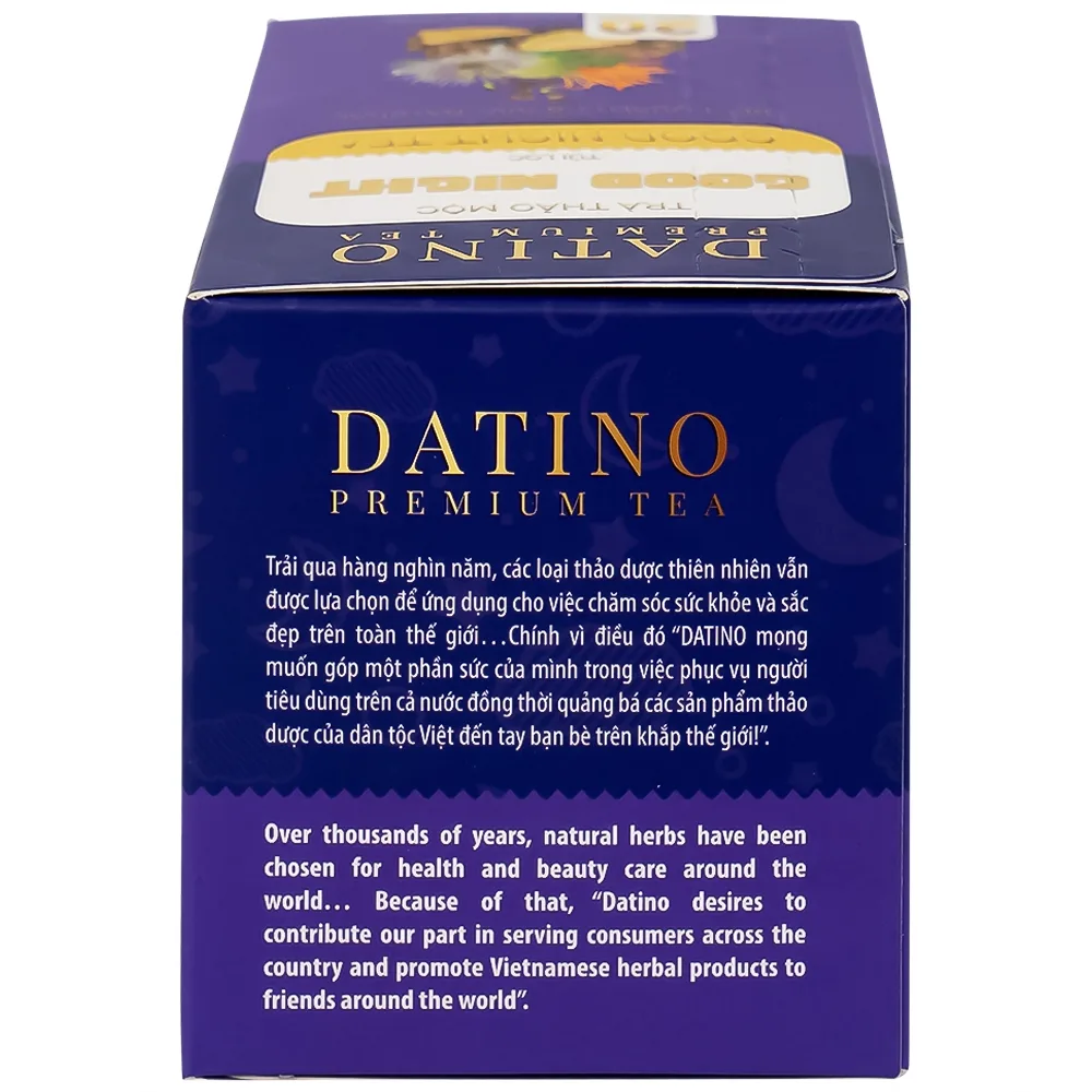 Hình ảnh Trà thảo mộc Good Night Datino Premium Tea giúp tạo giấc ngủ tự nhiên (20 túi x 2g)