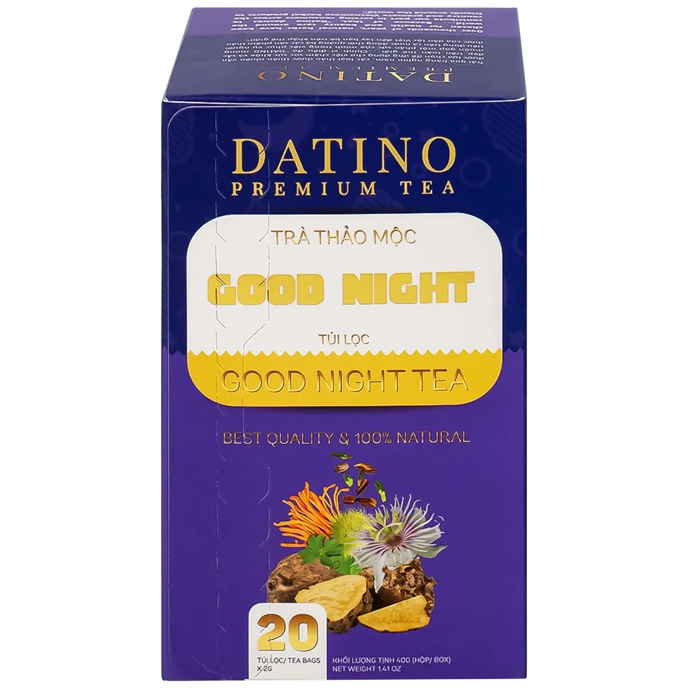 Hình ảnh Trà thảo mộc Good Night Datino Premium Tea giúp tạo giấc ngủ tự nhiên (20 túi x 2g)