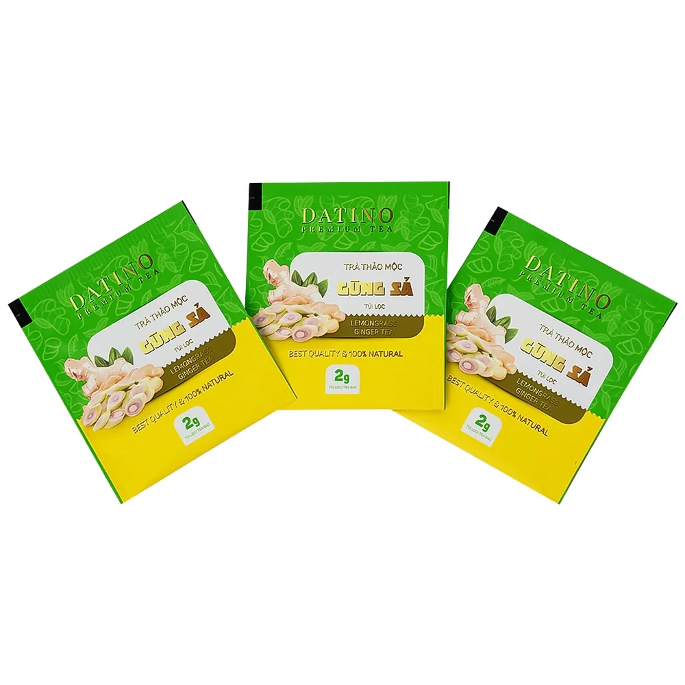 Hình ảnh Trà thảo mộc gừng sả Datino Premium Tea hỗ trợ giảm nghẹt mũi, sổ mũi, buồn nôn (20 túi x 2g)
