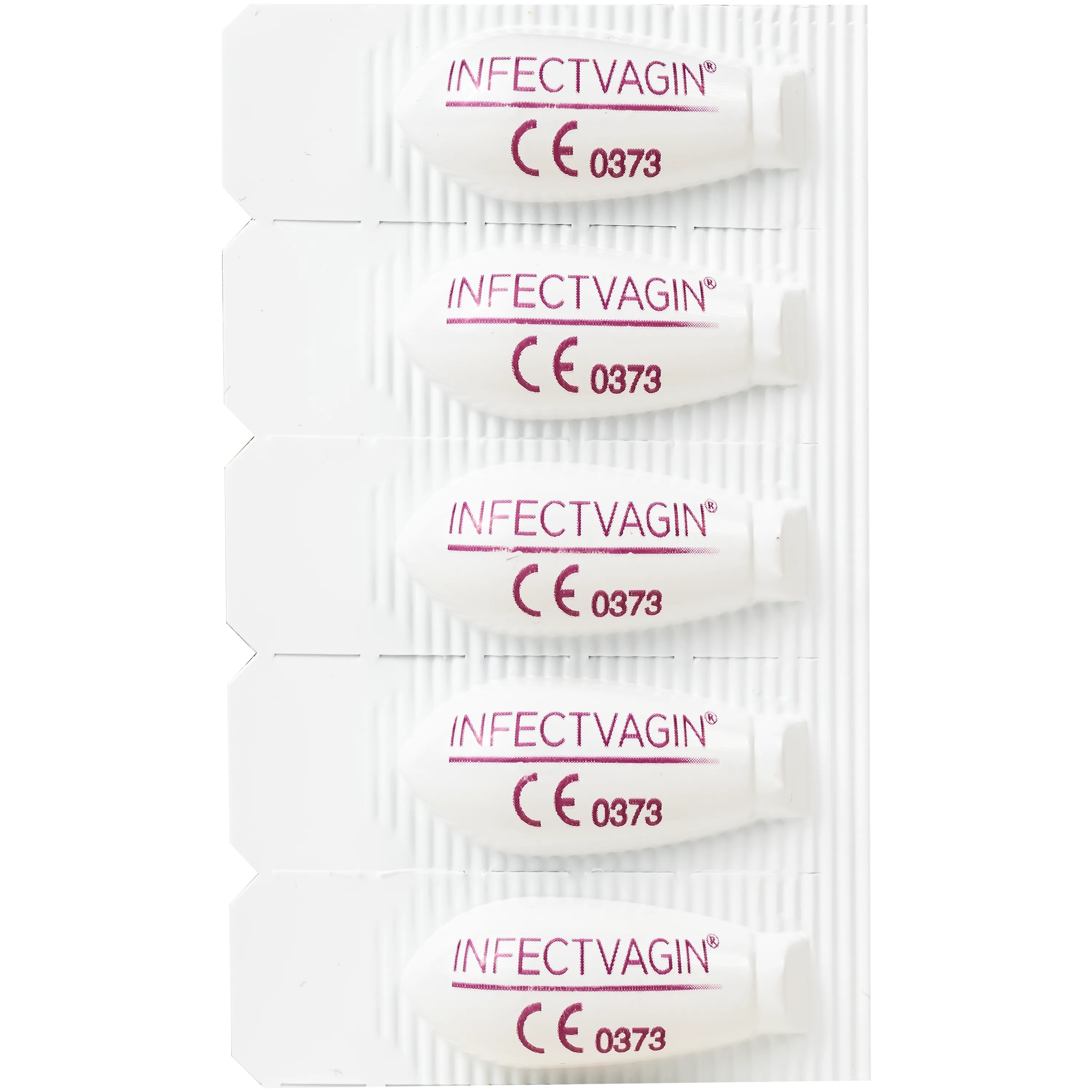 Hình ảnh Viên đặt âm đạo Infectvagin hỗ trợ điều trị viêm cổ tử cung, teo niêm mạc âm đạo (2 vỉ x 5 viên)