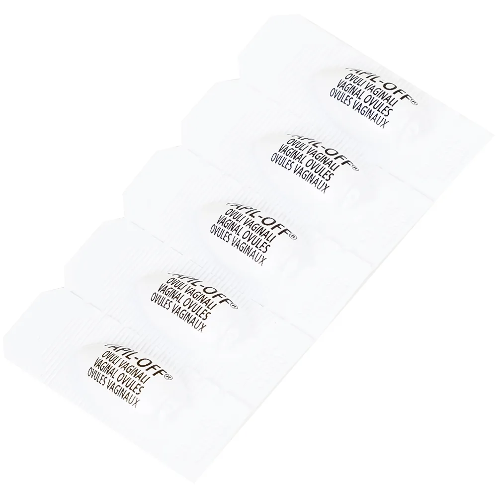 Hình ảnh Viên đặt âm đạo Papil-Off Mar-Farma giúp phòng ngừa và hỗ trợ điều trị các tổn thương do HPV (2 vỉ x 5 viên)