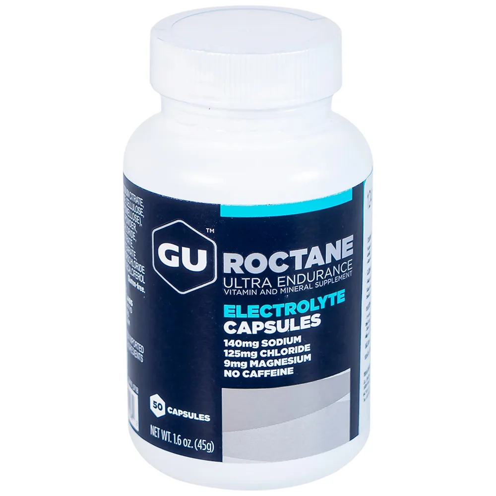 Hình ảnh Viên muối điện giải GU Roctane Electrolyte Capsules bổ sung năng lượng và chất điện giải (50 viên)