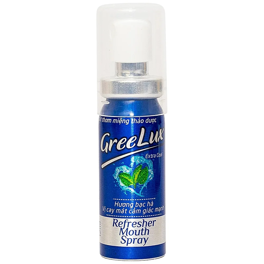 Hình ảnh Xịt thơm miệng thảo dược GreeLux Extra Cool Hoa Linh khử mùi hôi miệng (12ml)