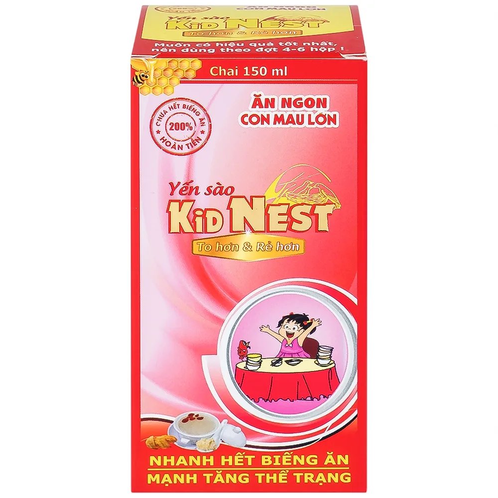 Hình ảnh Yến sào Kid Nest Good Health giúp trẻ nhanh hết biếng ăn, ngủ ngon, tăng thể trạng (150ml)