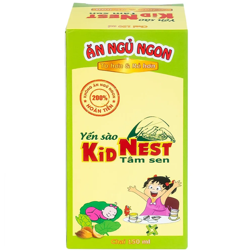 Hình ảnh Yến sào Kid Nest Tâm Sen Good Health bổi bổ sức khỏe, tăng thể trạng cho trẻ (150ml) 