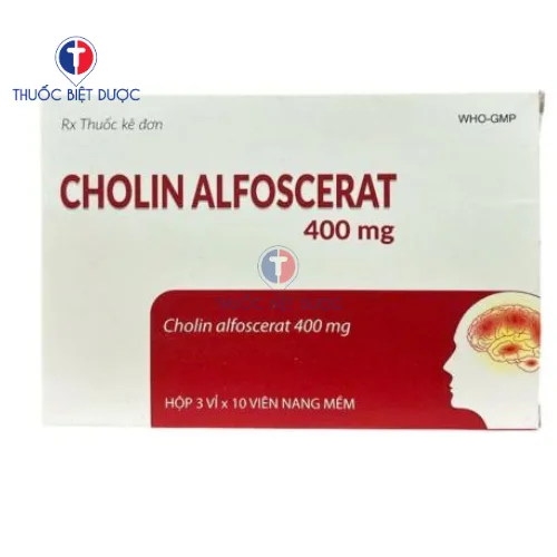 Hình ảnh Cholin Alfoscerat 400mg Hamedi