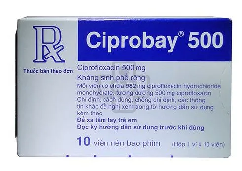 Hình ảnh Ciprobay 500mg