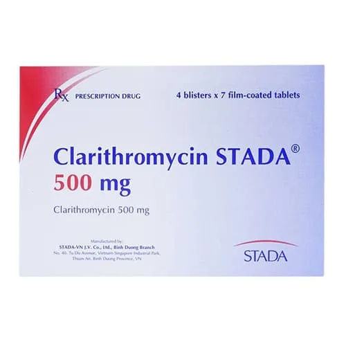 Hình ảnh Clarithromycin Stada 500 mg