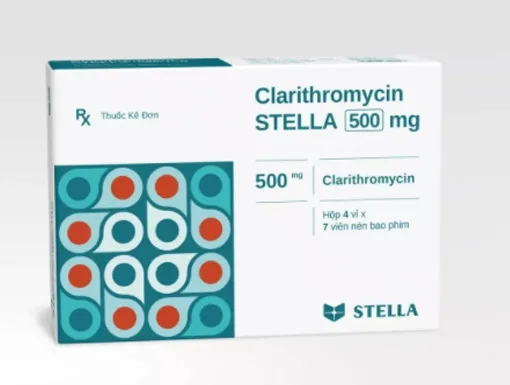 Hình ảnh Clarithromycin Stella 500 mg