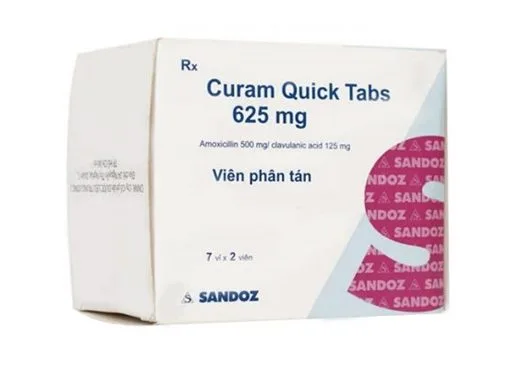 Hình ảnh Curam Quick Tabs 625 mg