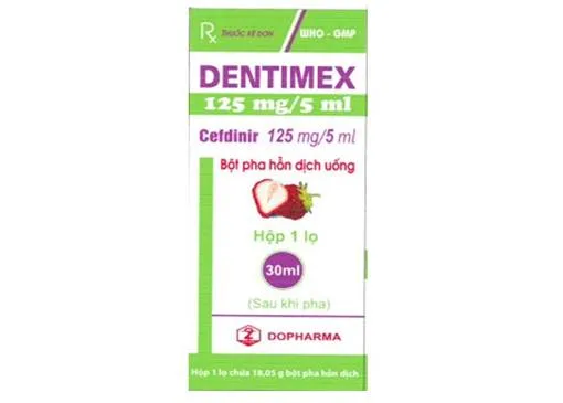 Hình ảnh Dentimex 125mg/5ml