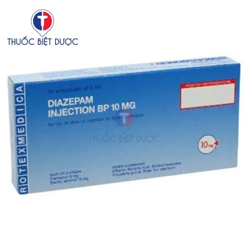 Hình ảnh Diazepam Injection BP 10mg