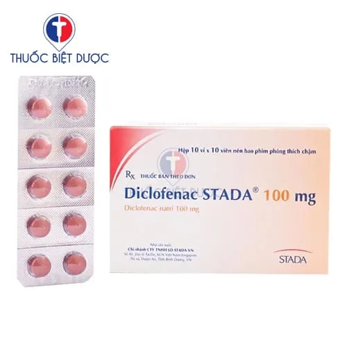 Hình ảnh Diclofenac Stada 100 mg