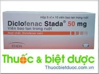 Hình ảnh Diclofenac stada 50mg
