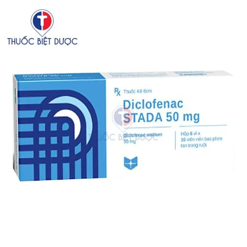 Hình ảnh Diclofenac stada 50mg