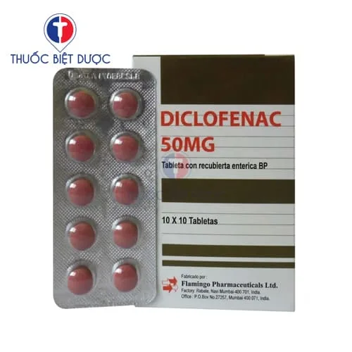 Hình ảnh Diclofenac Tablets B.P.50mg
