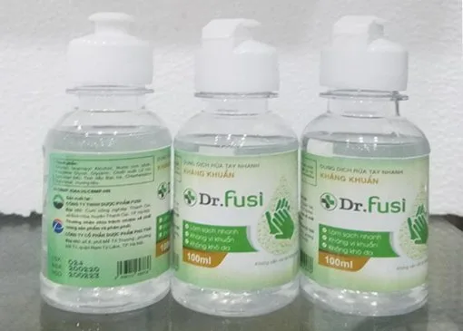 Hình ảnh Dung dịch rửa tay nhanh kháng khuẩn Dr.Fusi