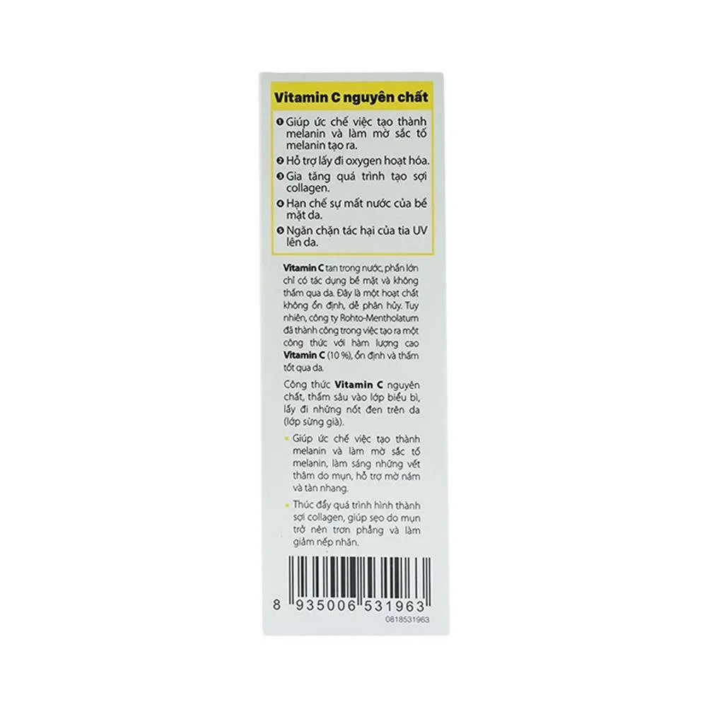 Hình ảnh Dung dịch Acnes C10 Rohto mờ sẹo, thâm, hỗ trợ giảm nám, tàn nhang (15ml)