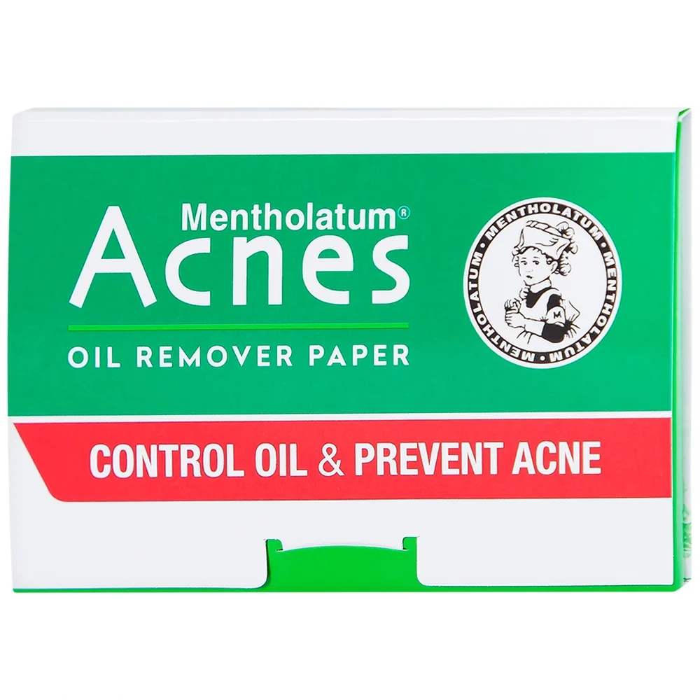 Hình ảnh Giấy thấm dầu Acnes Oil Remover Paper giúp kiểm soát nhờn, ngăn ngừa mụn (100 tờ)