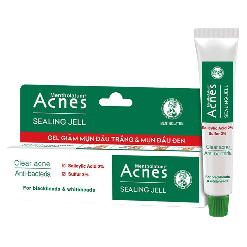 Hình ảnh Gel giảm mụn đầu trắng và mụn đầu đen Acnes Sealing Jell Rohto (18g)