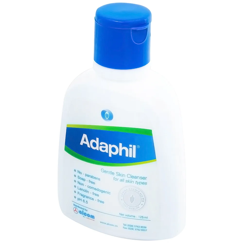 Hình ảnh Sữa rửa mặt và toàn thân cao cấp Adaphil Gentle Skin Cleanser Gamma dành cho mọi loại da (125ml)