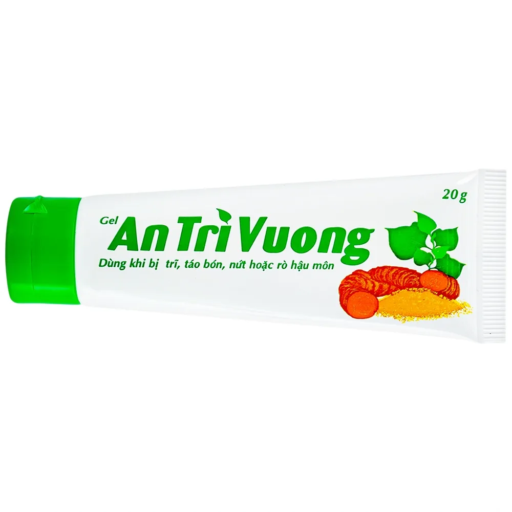 Hình ảnh Gel An Trĩ Vương Vinh Gia dùng khi bị trĩ, táo bón, nứt hoặc rò hậu môn (20g)