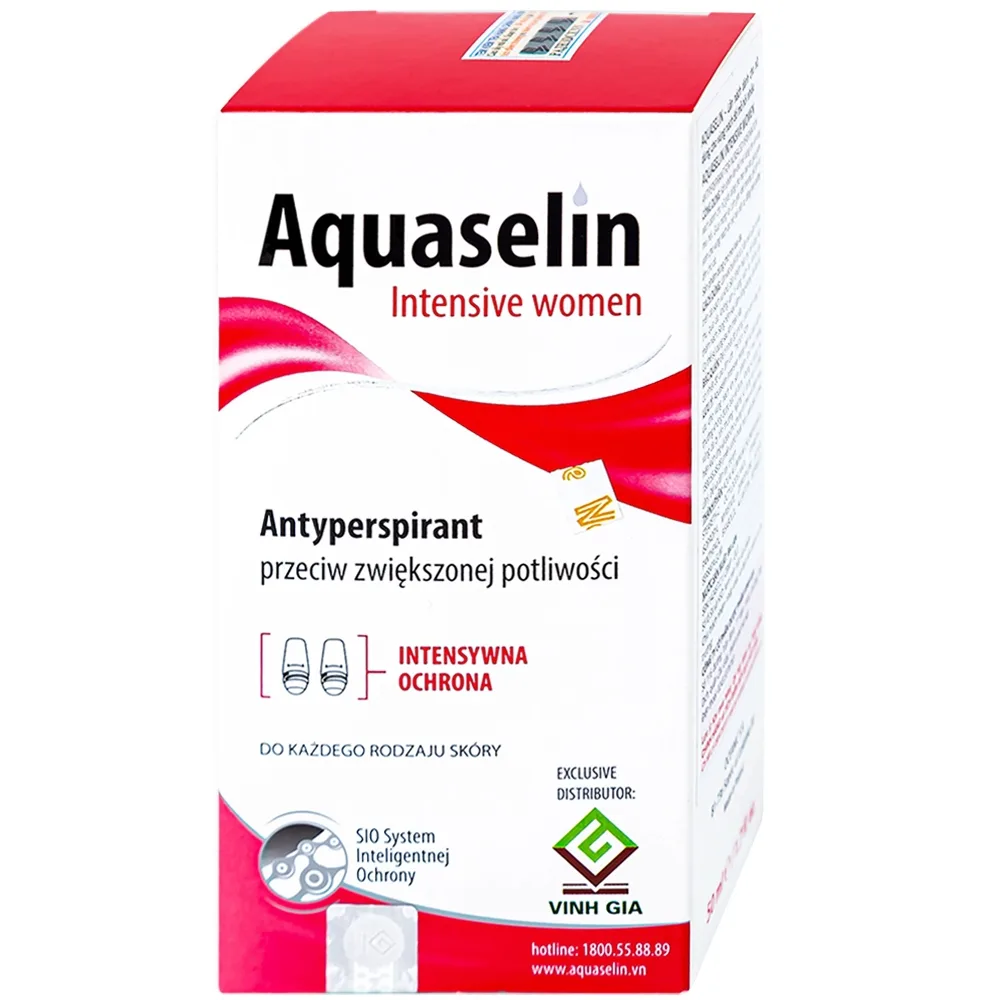 Hình ảnh Lăn khử mùi Aquaselin Insensitive Women dùng cho vùng nách không nhạy cảm dành cho nữ, giảm mồ hôi (50ml)