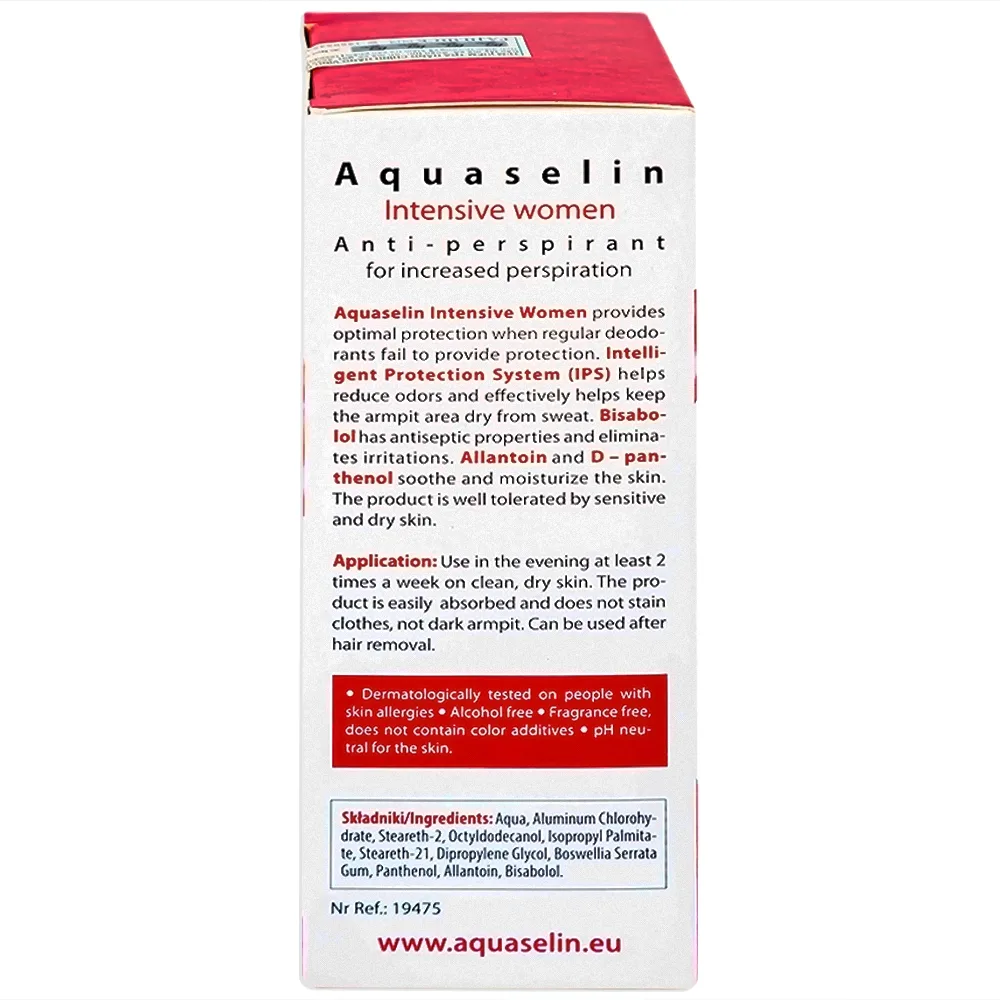 Hình ảnh Lăn khử mùi Aquaselin Insensitive Women dùng cho vùng nách không nhạy cảm dành cho nữ, giảm mồ hôi (50ml)