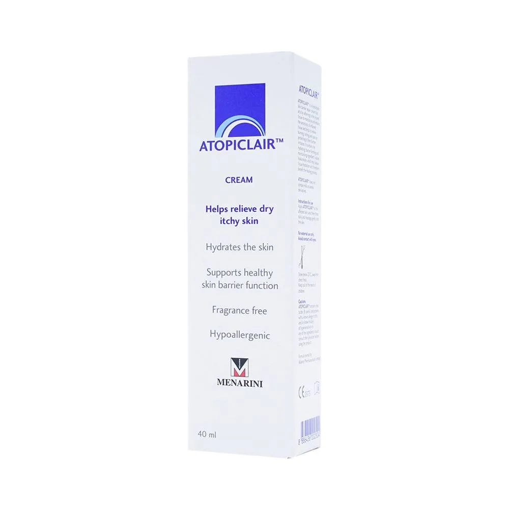 Hình ảnh Kem Atopiclair Cream Menarini giảm ngứa, rát, đau do viêm da cơ địa, viêm da tiếp xúc (40ml)