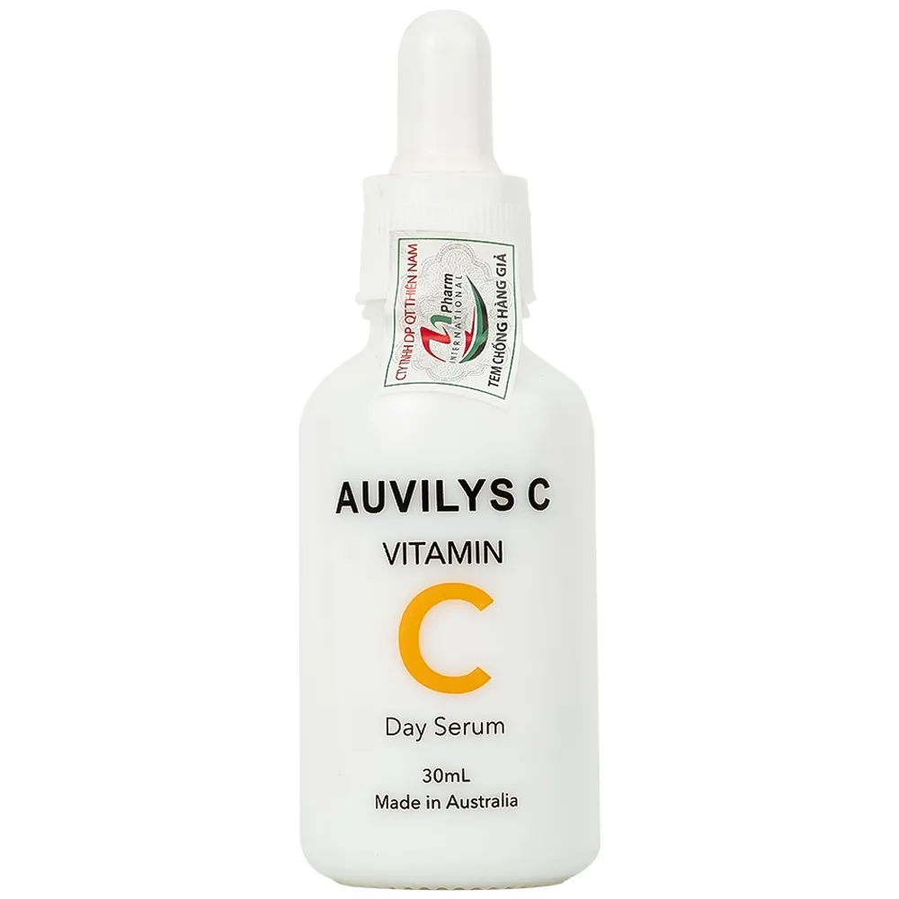 Hình ảnh Serum Auvilys C Vitamin C 30ml Auvi Nature dùng ban ngày, dưỡng da, tăng cường độ ẩm, sáng da