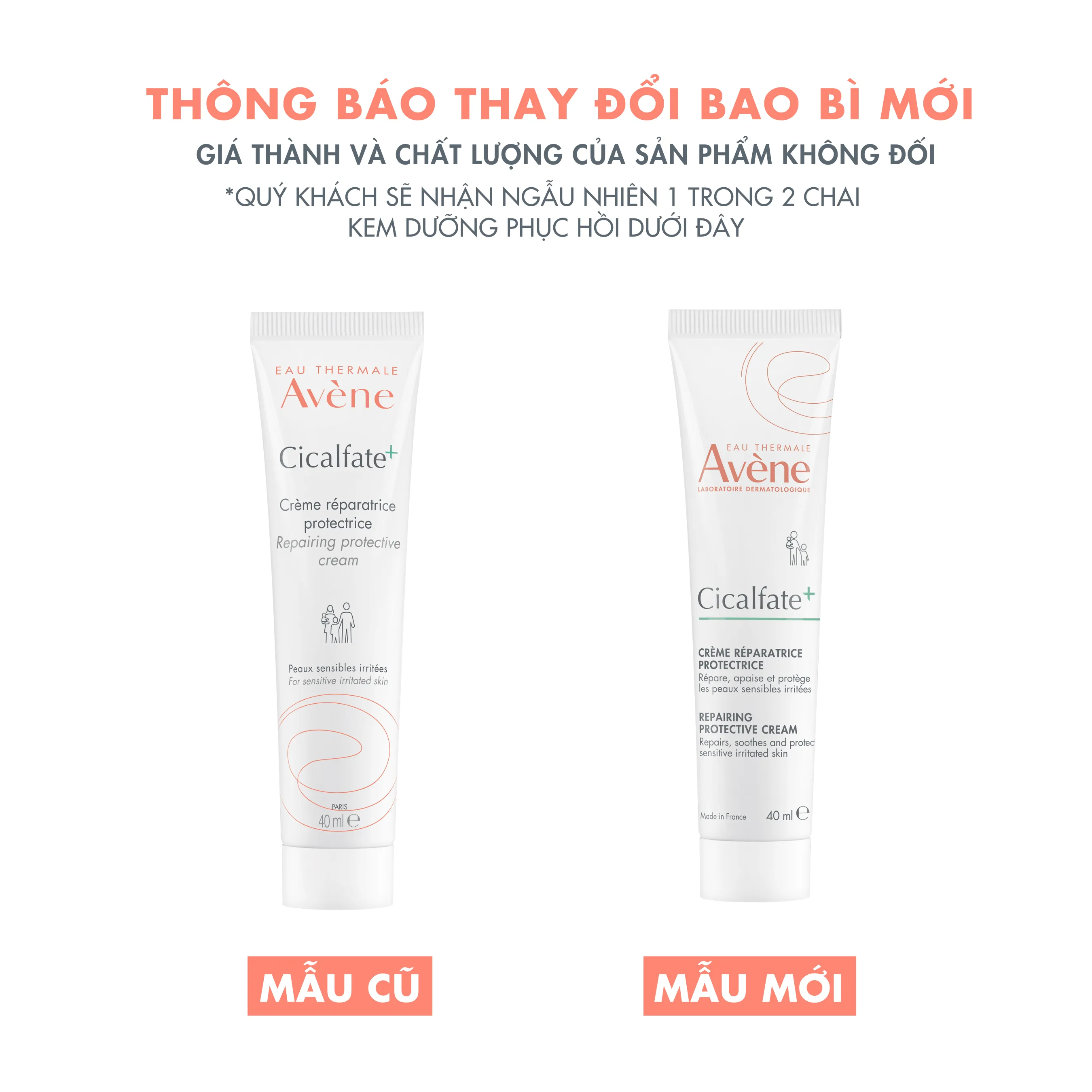 Hình ảnh Kem Avène Cicalfate Restorative Cream phục hồi da, lành sẹo, chống nhiễm khuẩn (40ml)