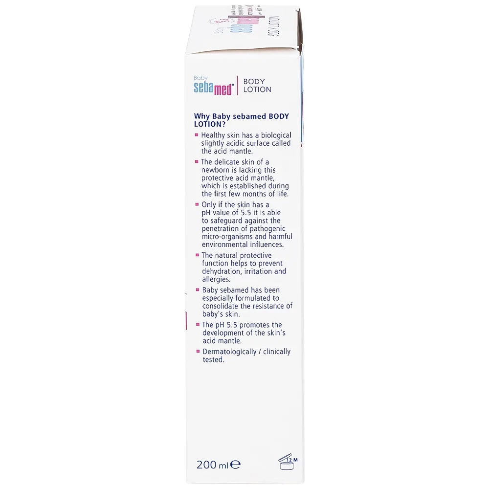 Hình ảnh Sữa dưỡng ẩm toàn thân cho bé Baby Sebamed Body Lotion ph 5.5 giúp da không bị khô ráp, dưỡng ẩm toàn thân (200ml)