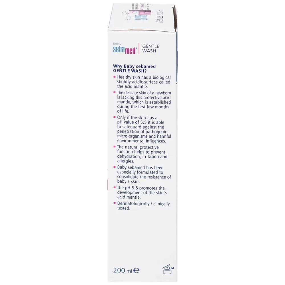 Hình ảnh Sữa tắm gội dịu nhẹ toàn thân Baby Sebamed Gentle Wash pH5.5 giúp làm sạch bụi bẩn bám trên da bé (200ml)