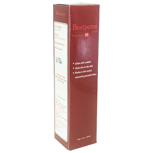 Hình ảnh Chai xịt Bestpeme Spray Quang Xanh điều trị ký sinh trùng, ghẻ (150ml)