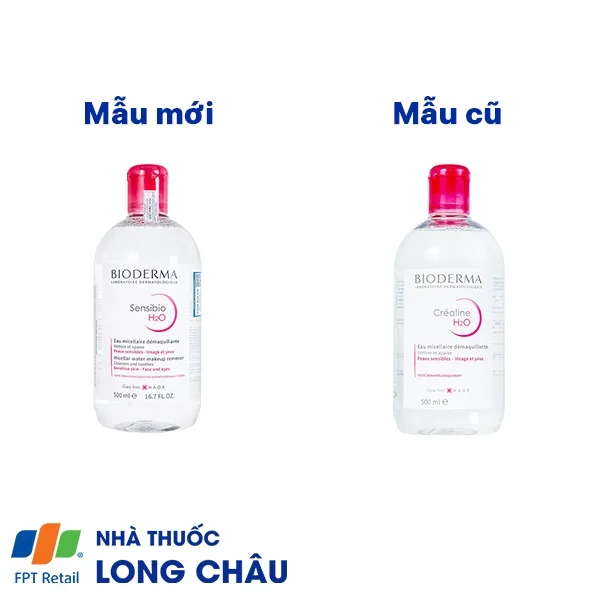 Hình ảnh Dung dịch Bioderma Sensibio H2O dạng hạt mixen (micelle) dùng tẩy trang dành cho mặt, mắt, da nhạy cảm (500ml)