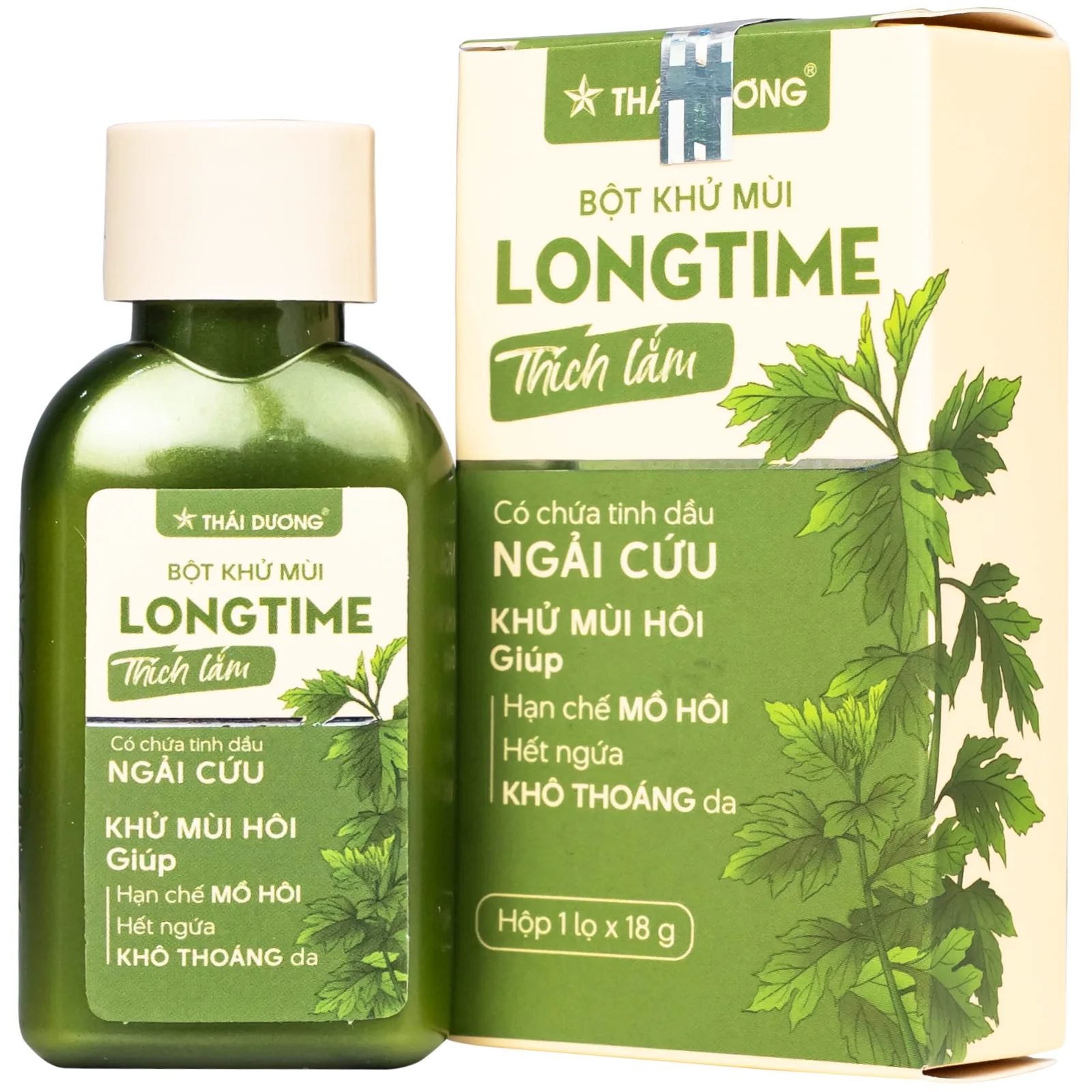 Hình ảnh Bột khử mùi Longtime Sao Thái Dương giúp khử và hạn chế mồ hôi, hết ngứa (18g)